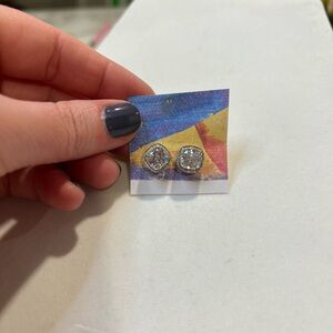 Elegant Silver Stud Earrings